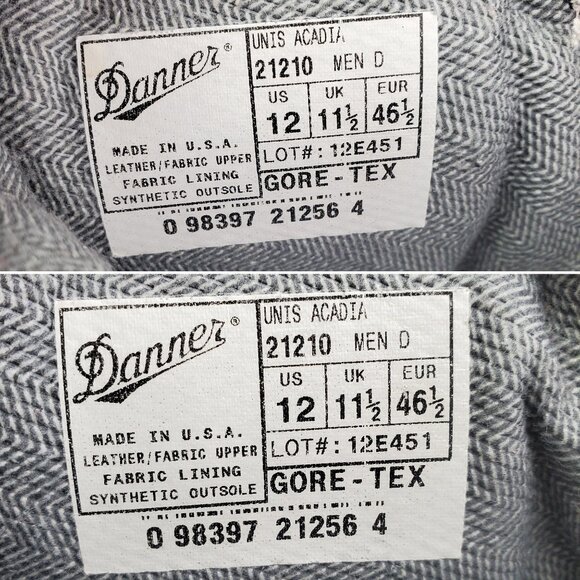 Danner Unis Acadia Boots Leather GTX Men's Size 12 (Real 11/11.5 Fitment) - Picture 4 of 14